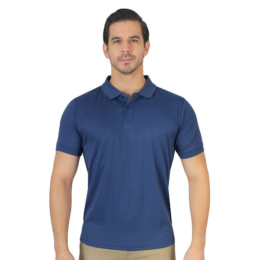 Polo Playera Polo Caballero Dry Fit Navy A1770