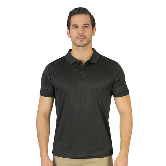 Polo Playera Polo Caballero Dry Fit Negro A1770