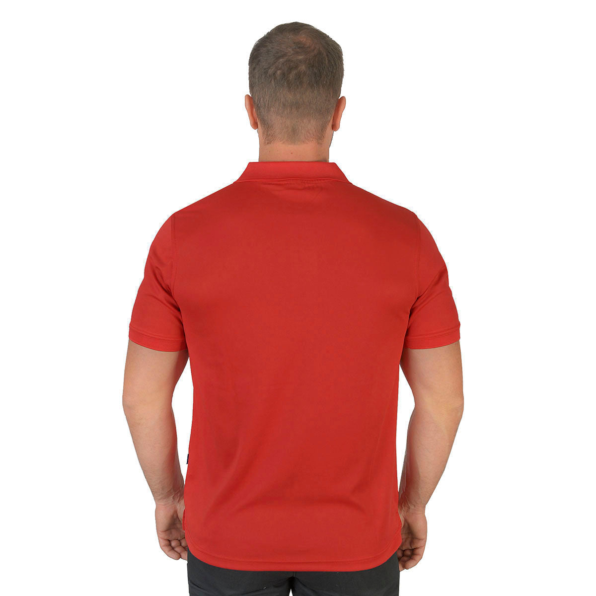 Polo Playera Polo Caballero Dry Fit Rojo A1770