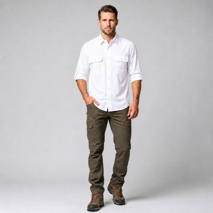Camisa Outdoors Explore Blanco A2695