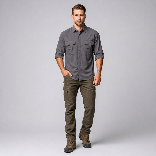 Camisa Outdoors Explore Carbon A2695