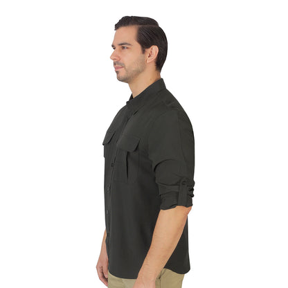 Camisa Caballero Outdoors Negro A2695