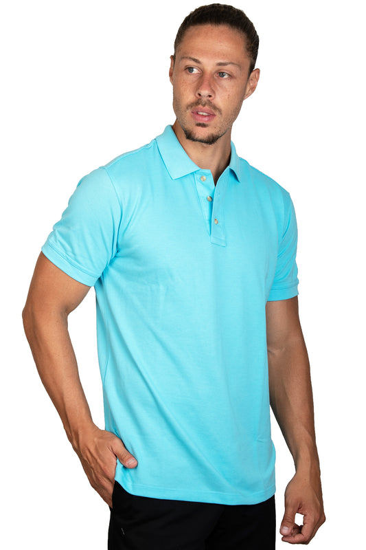 Playera Polo Aqua