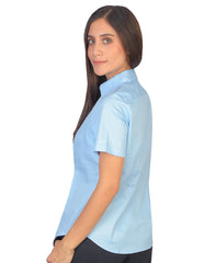 Blusa Venecia Cielo Manga Corta