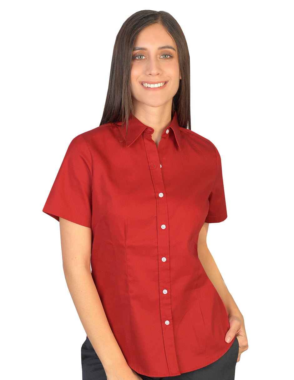 Blusa New York Rojo Quemado