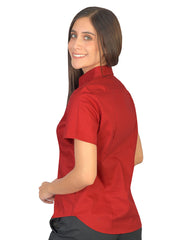 Blusa New York Rojo Quemado