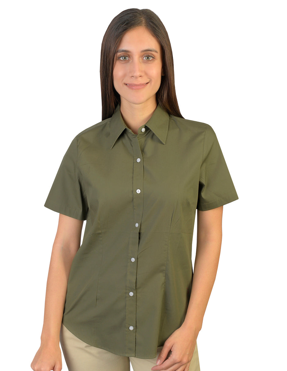 Blusa Venecia Militar Manga Corta