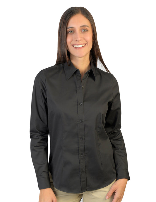 Blusa Venecia Negro Manga Larga