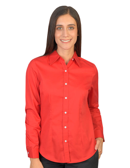 Blusa Venecia Rojo Manga Larga