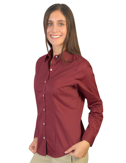 Blusa Venecia Tinto Manga Larga