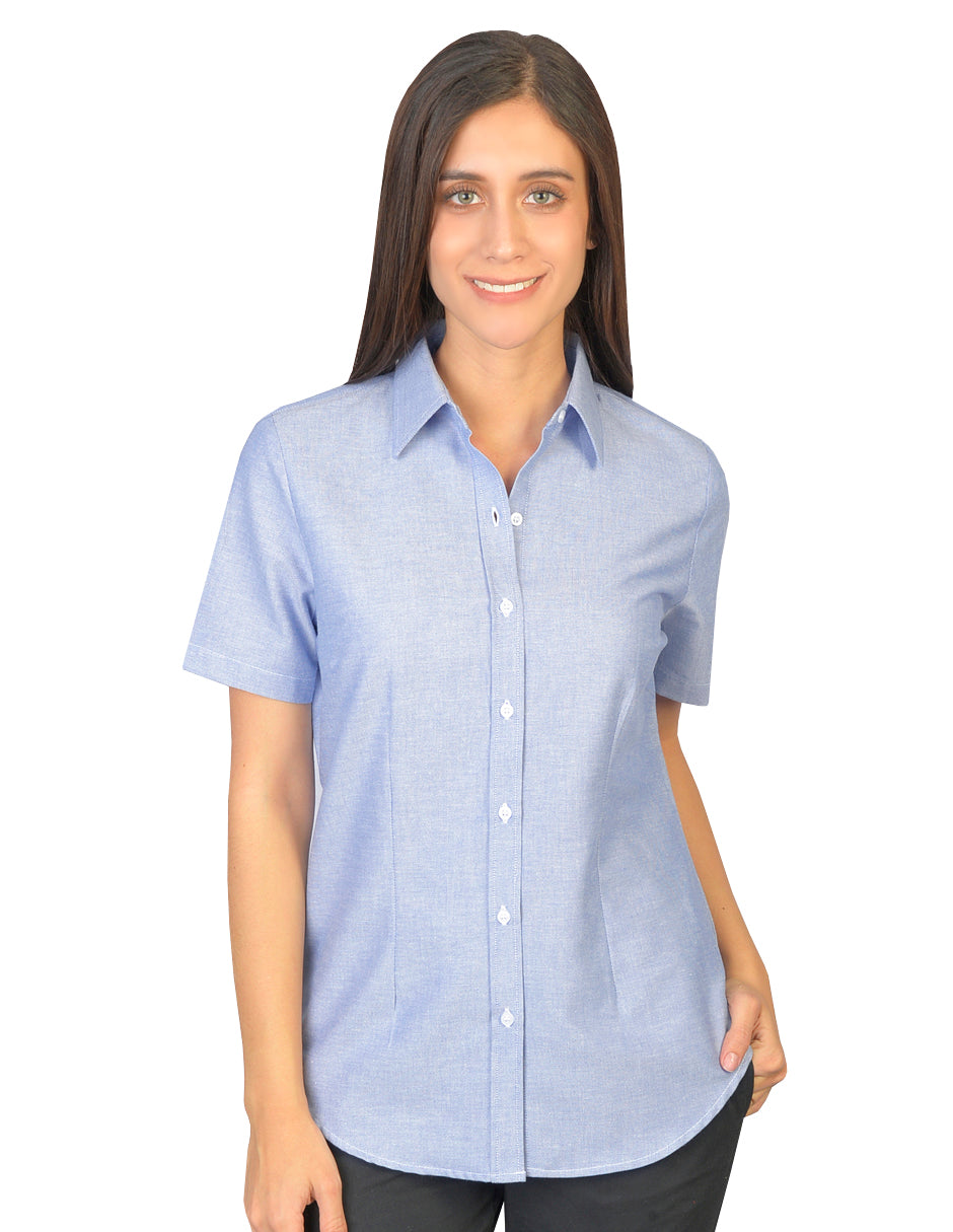 Blusa Oxford Cielo