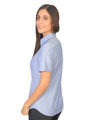 Blusa Oxford Cielo