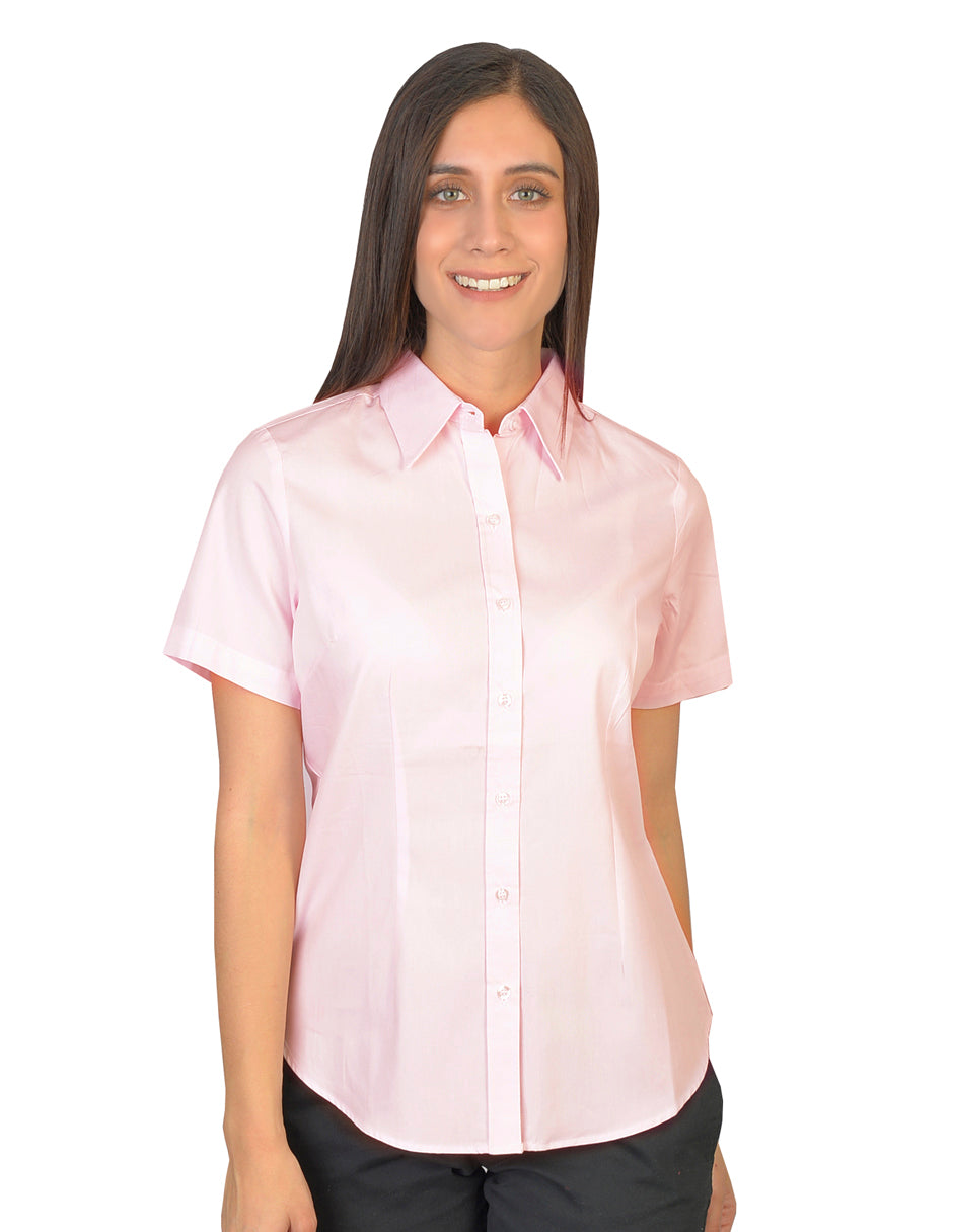 Blusa Oxford Rosa