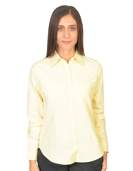 Blusa Oxford Amarillo