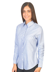 Blusa Oxford Cielo