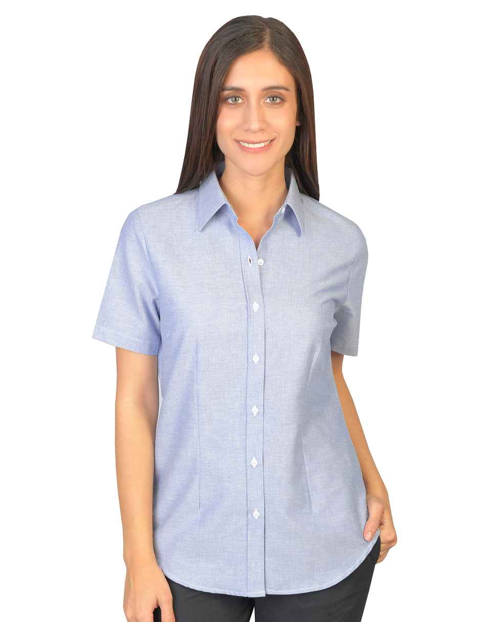 Blusa Oxford Pin Point Francia