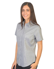 Blusa Oxford Pin Point Negro