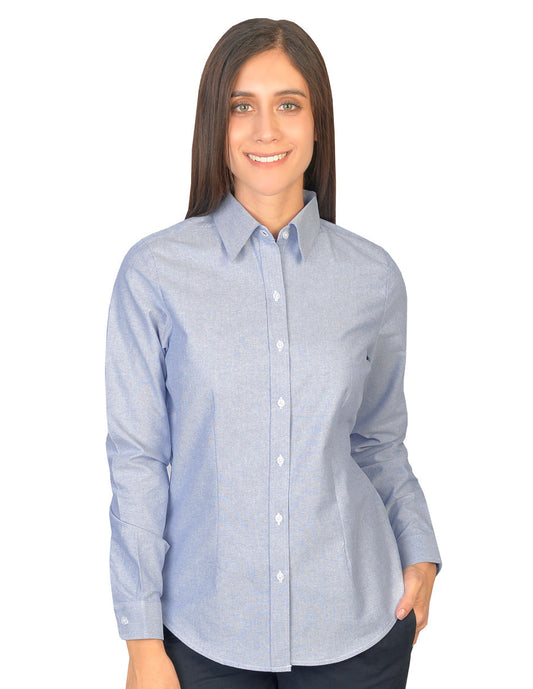 Blusa Oxford Pin Point Francia