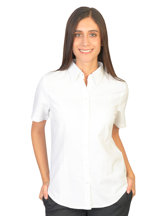 Blusa Oxford Italiano Blanco