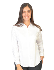 Blusa Oxford Italiano Blanco