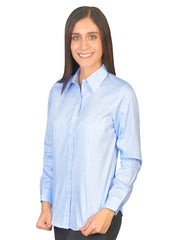 Blusa Oxford Italiano Cielo