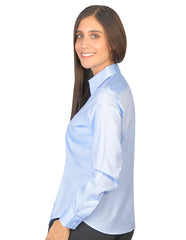 Blusa Oxford Italiano Cielo
