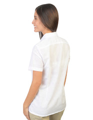 Blusa Lino Cancun Blanco B0160