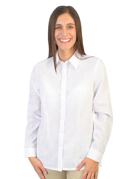 Blusa Lino Cancun Blanco B0165