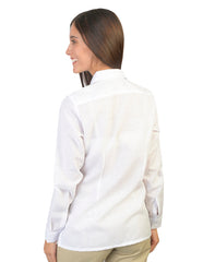 Blusa Lino Cancun Blanco B0165