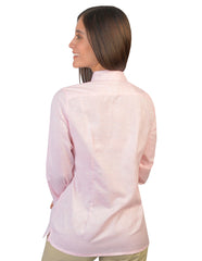 Blusa Lino Cancun Coral B0165