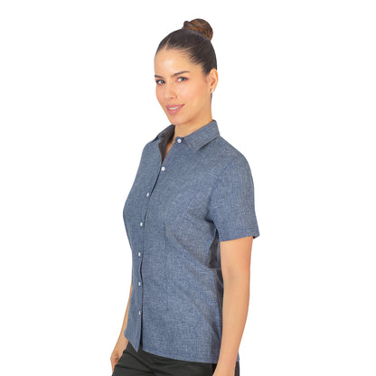 Blusa Lino Uniforme Marino B0170