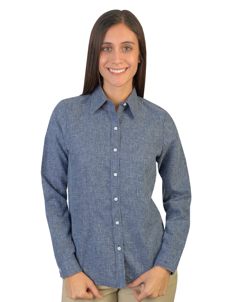 Blusa Lino Uniforme Marino B0175