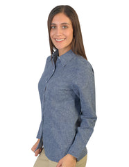Blusa Lino Uniforme Marino B0175
