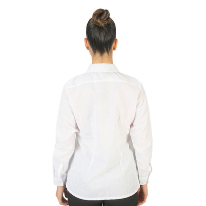 Blusa Lino Uniforme Blanco B0175