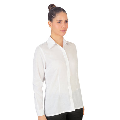 Blusa Lino Uniforme Blanco B0175
