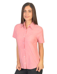 Blusa Oxford Ingles Coral