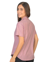 Blusa Oxford Ingles Ladrillo