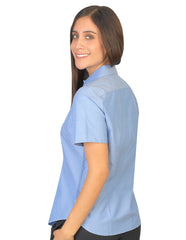 Blusa Oxford Ingles Marino