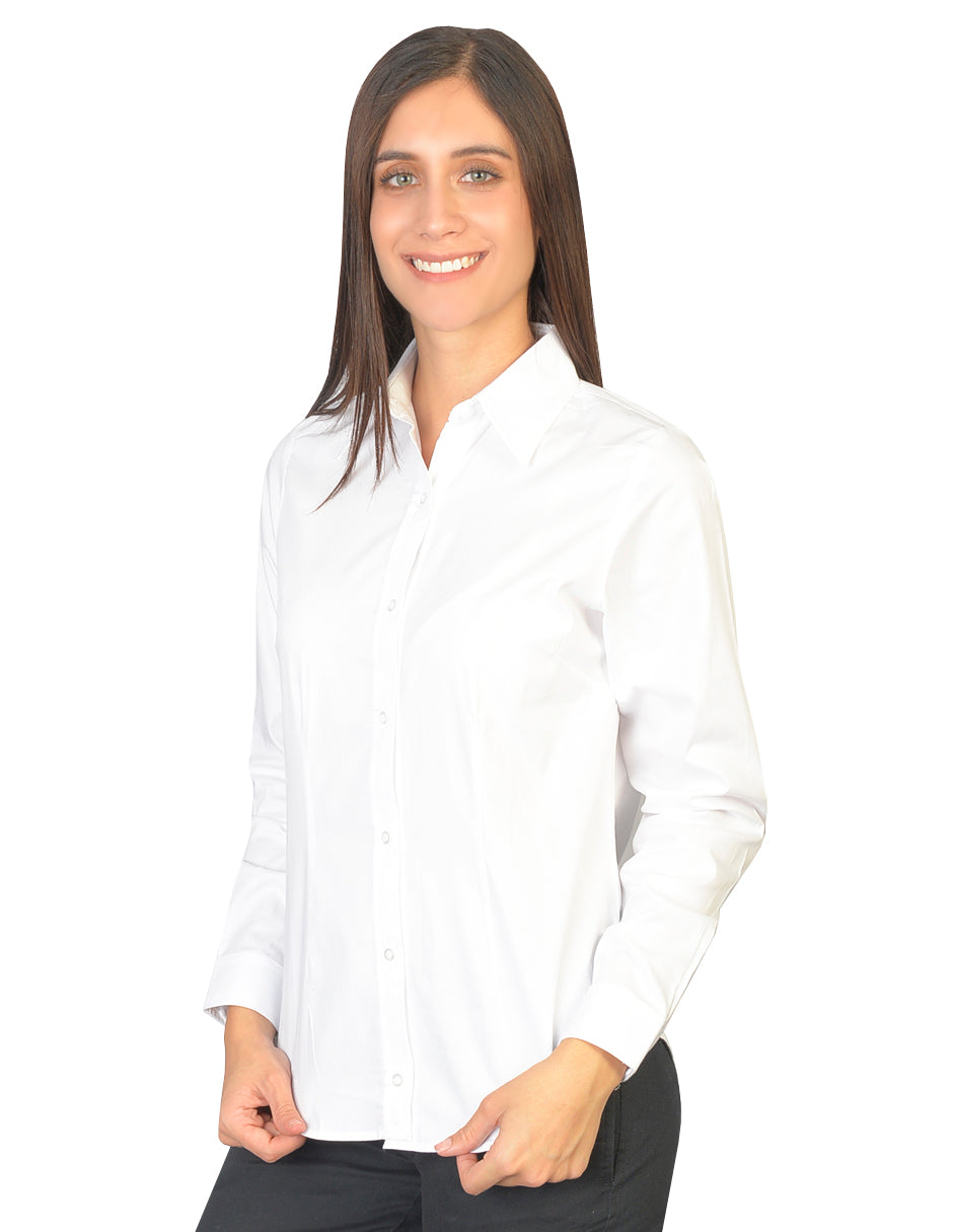 Blusa Oxford Ingles Blanco