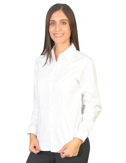 Blusa Oxford Ingles Blanco