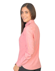 Blusa Oxford Ingles Coral