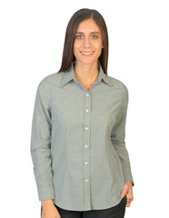 Blusa Oxford Ingles Pasto