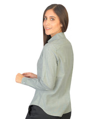 Blusa Oxford Ingles Pasto