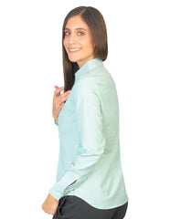 Blusa Oxford Ingles Verde
