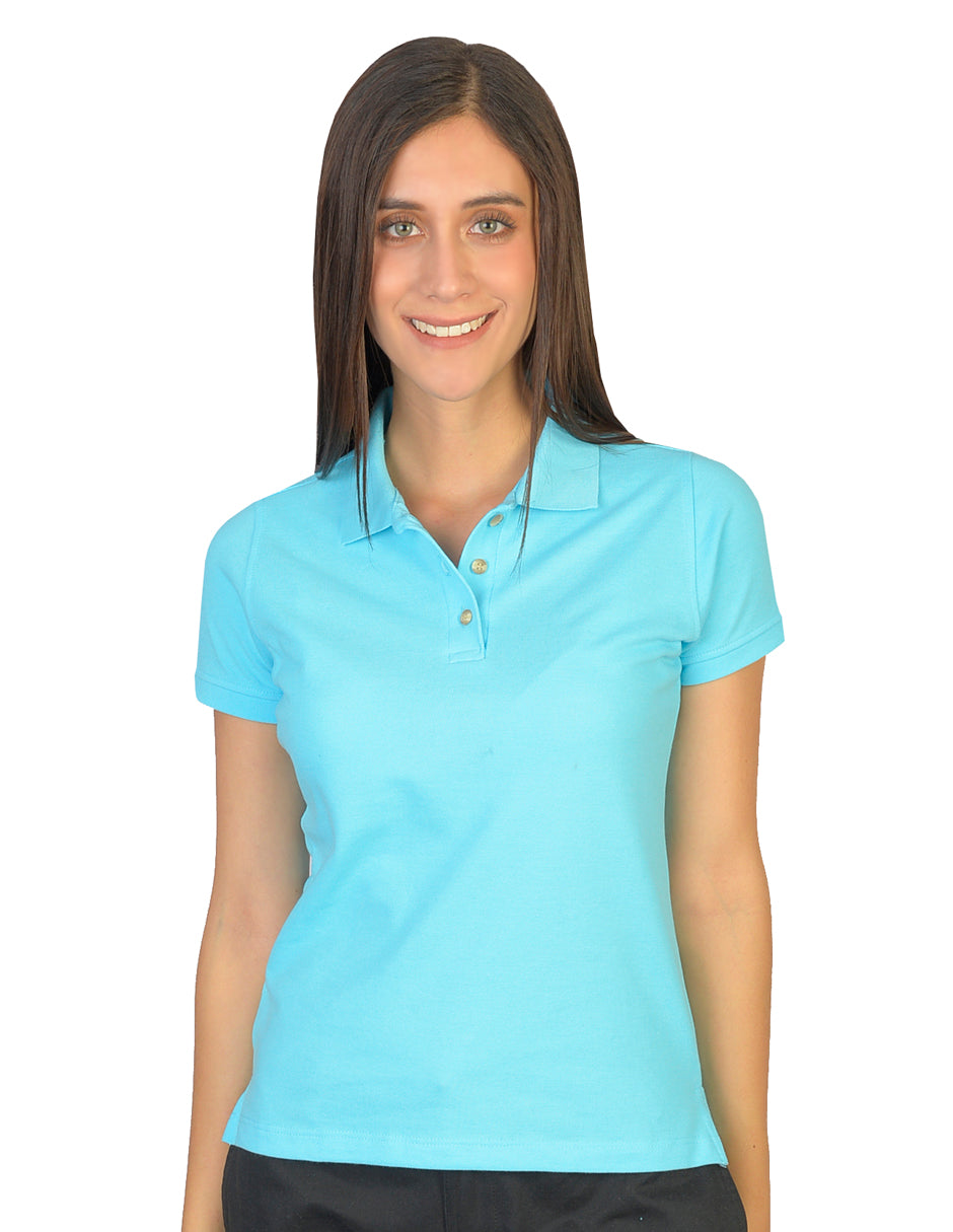 Playera Polo Aqua