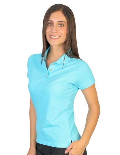 Playera Polo Aqua