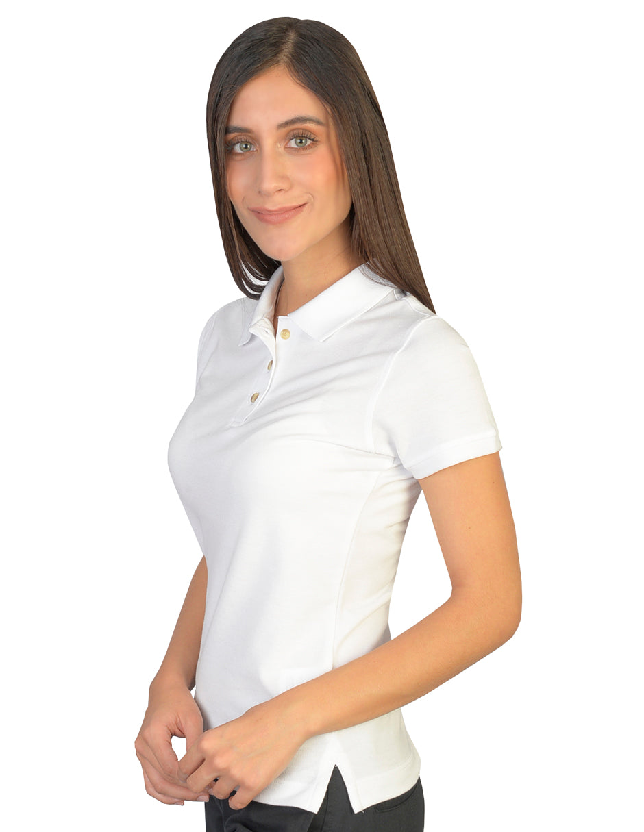 Playera Polo Blanco