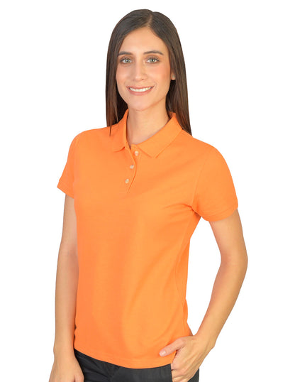 Playera Polo Naranja