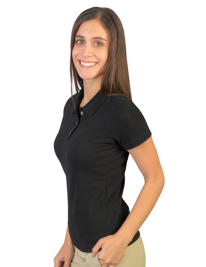 Playera Polo Negro