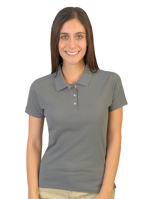 Playera Polo plomo